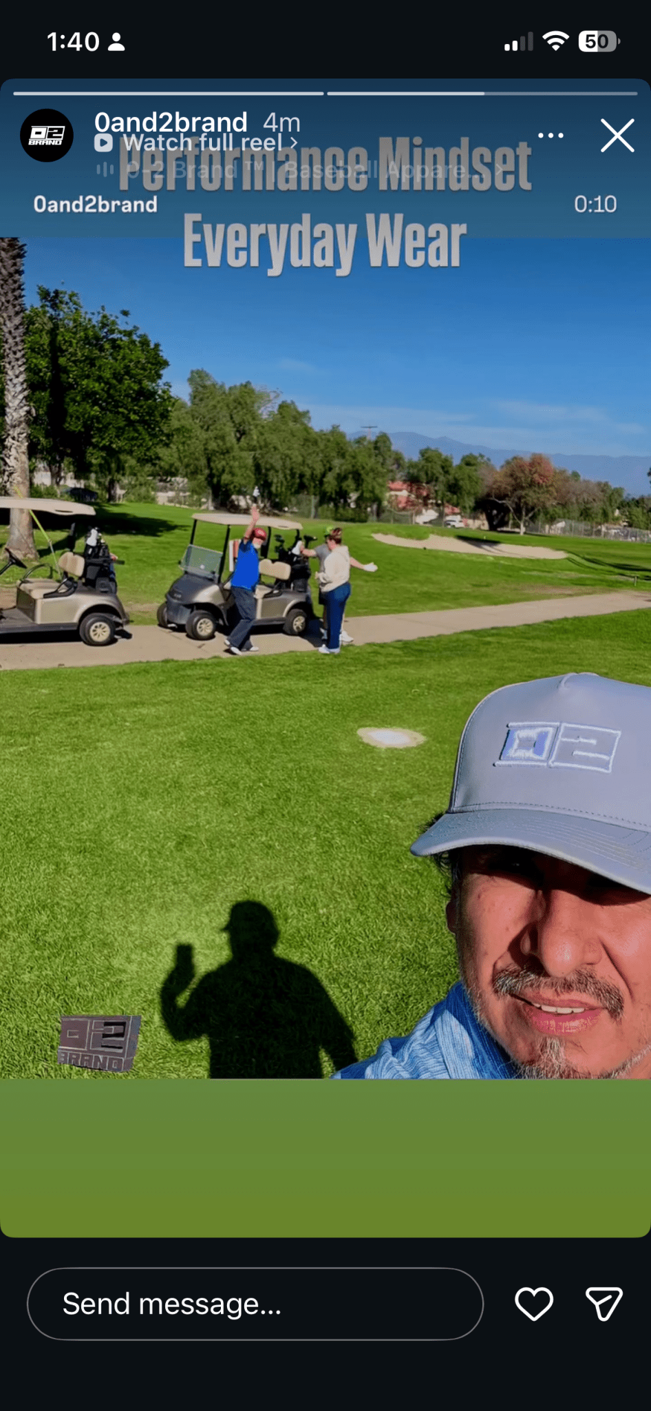 0 - 2 Brand™ Hydro Golf Hat – 3D Puff Embroidered Badge | Performance Streetwear Cap - 0 - 2 BRAND